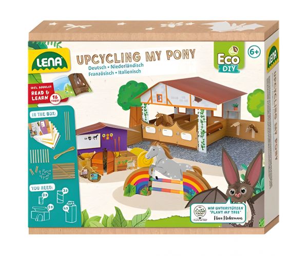 LENA: Set de jocuri creative My Pony ECO pentru echitație