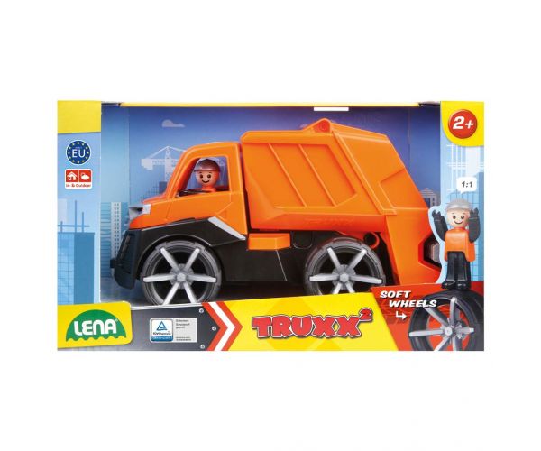 LENA: Truxx 2 Mașină de gunoi cu cutie 30cm