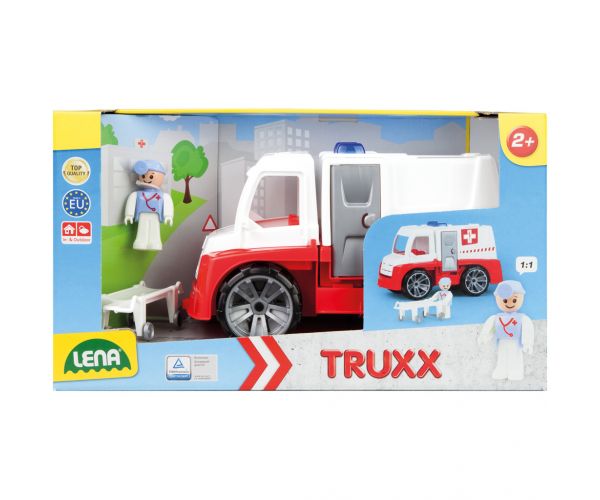 LENA: Truxx ambulanță cu accesorii, în cutie, 31 cm