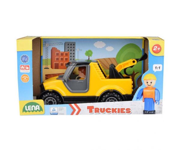 Lena: Camion de tractare Truckies cu cutie, 20 cm