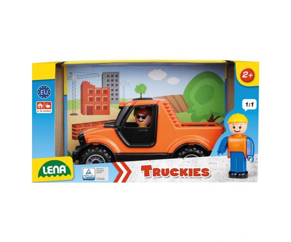 Lena: Camionetă Truckies cu ladă, 20 cm