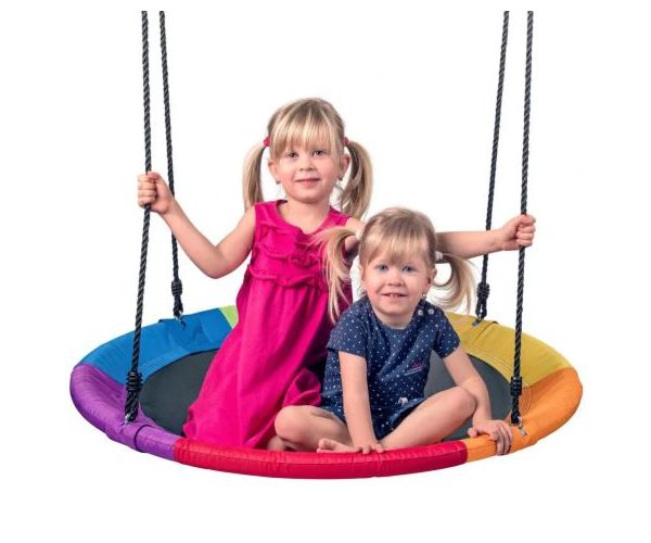 Leagăn de cuib 100 cm culoarea curcubeu