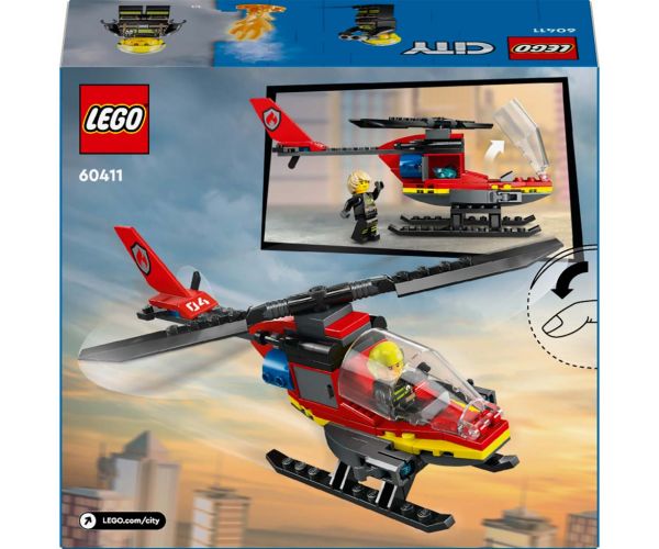 LEGO® City: Tűzoltó mentőhelikopter (60411)