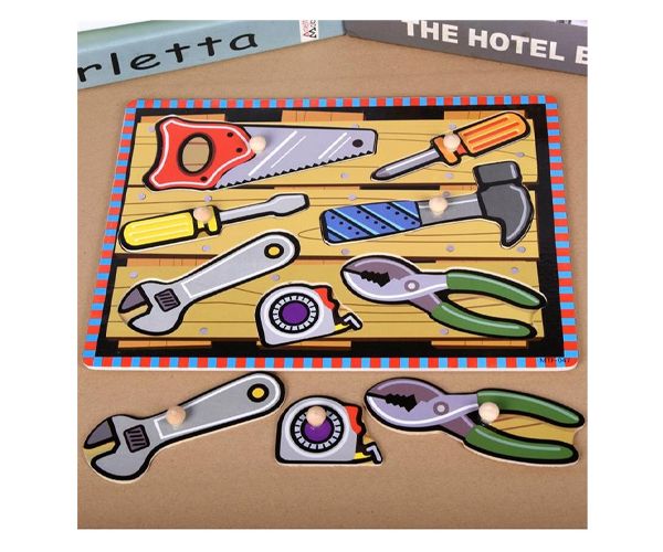 Lemn puzzle scule
