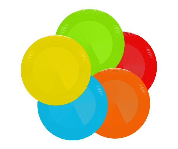 LENA: frisbee formă rotundă mai multe culori 22cm