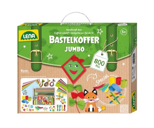 LENA: Jumbo set creativ hobby de 800 bucăți