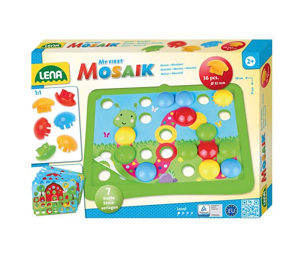 LENA: Mosaik Első pötyim játékszett - Természet