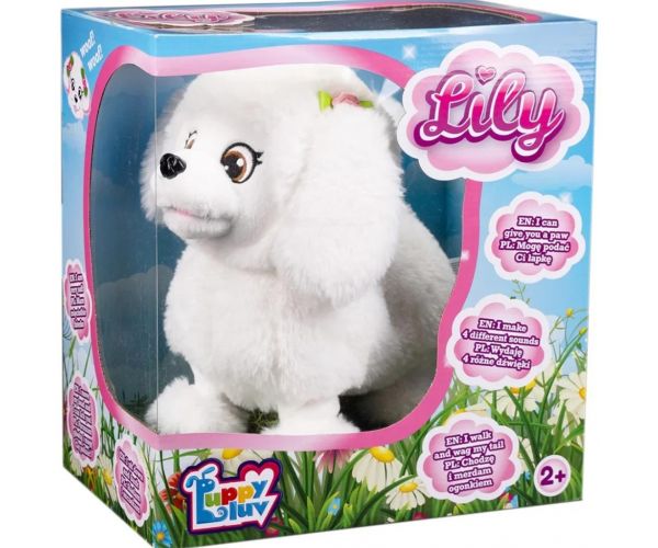 Lily, cățelușul interactiv de pluș - Puppy Luv