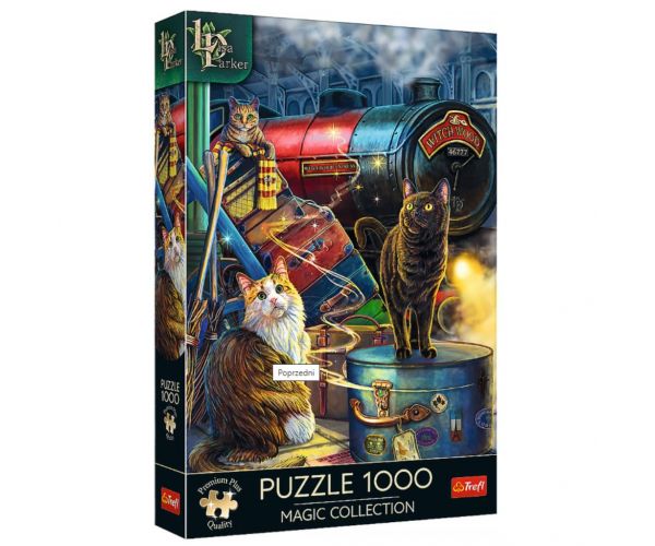 Lisa Parker: Expresul Vrăjitoarelor puzzle premium plus 1000 de piese - Trefl