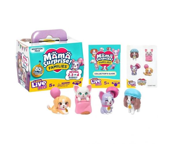 Little Live Pets: Mama Surprise - Örökbefogadás meglepetés szett
