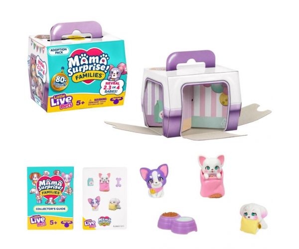 Little Live Pets: Mama Surprise - Örökbefogadás meglepetés szett