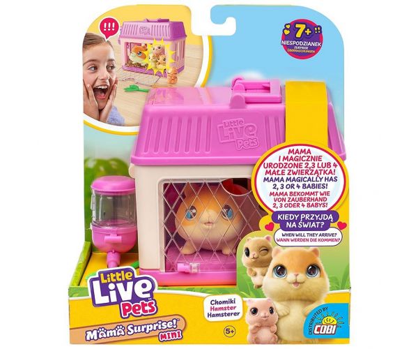 Little Live Pets: Mama hamster și puii ei