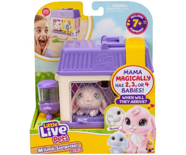 Little Live Pets: Set de joacă Mama Iepure și puii ei
