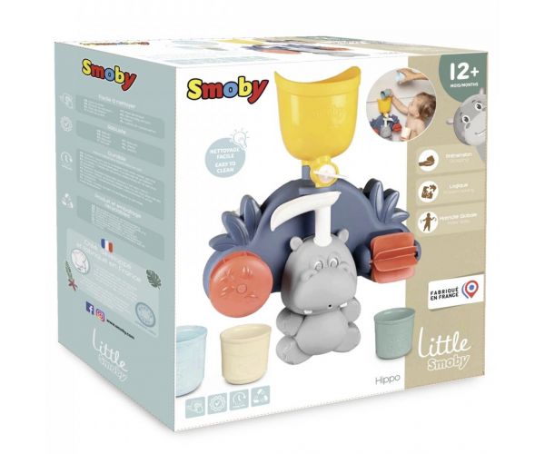 Little Smoby: Jucărie de baie hipopotam mic - Simba Toys
