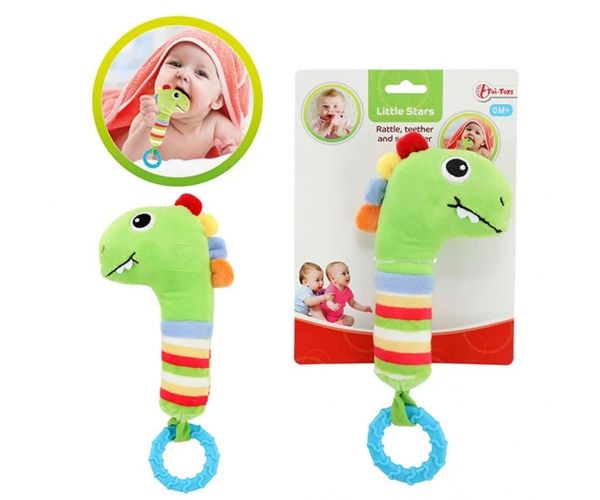 Little Stars: Dinoszauruszos plüss rágóka