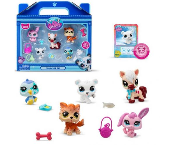 Littlest Pet Shop: Prieteni de iarnă set de 5 figurine seria 2