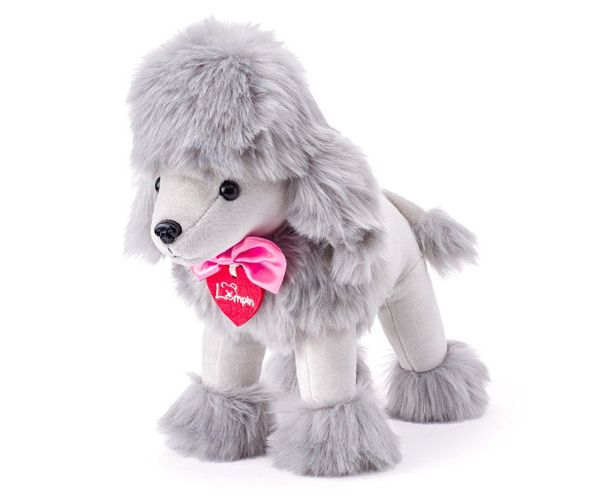 Lily pudel cenușiu pluș 25cm - Lumpin