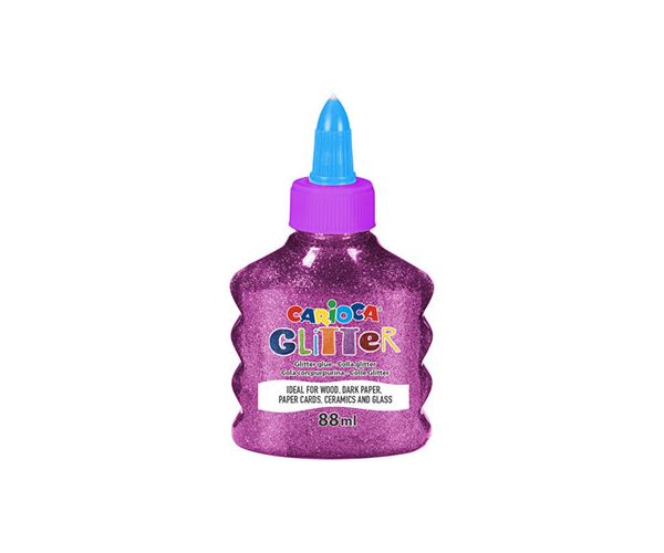 Lipici lichid strălucitor spark culoare magenta 88ml - Carioca