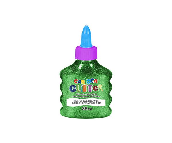 Lipici lichid strălucitor spark culoare verde 88ml - Carioca