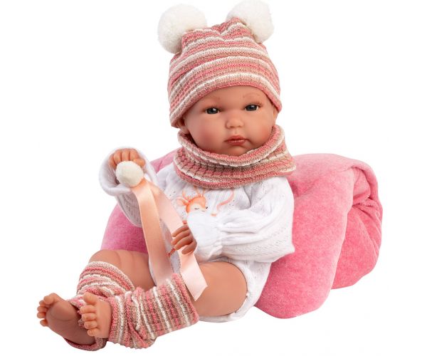 Llorens: Bimba păpușă nou-născută de 35 cm cu pernă moale
