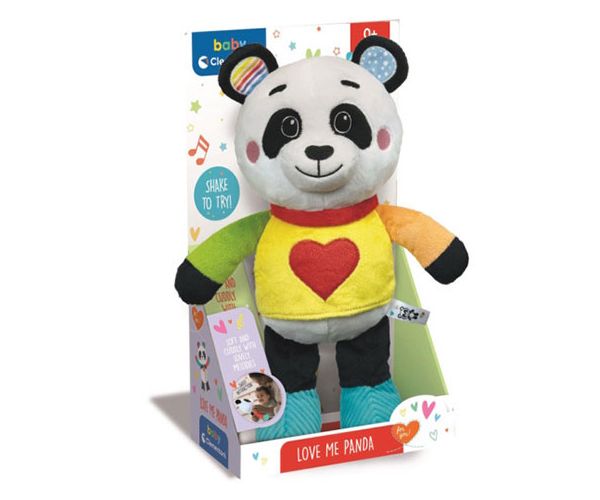 Love Me plüss pandamaci - Clementoni Baby