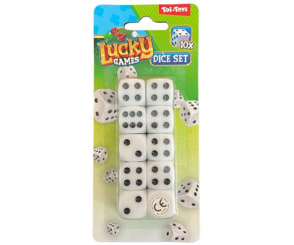 Lucky Games: set de 10 zaruri