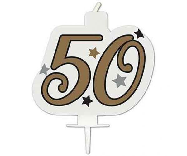 Lumânare aniversară - numărul 50