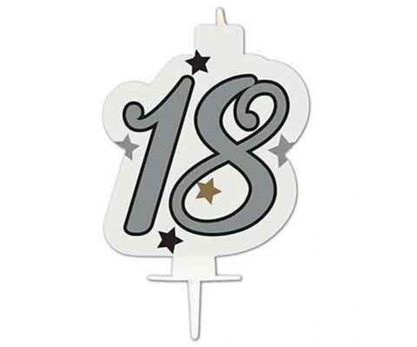 Lumânare de aniversare - numărul 18