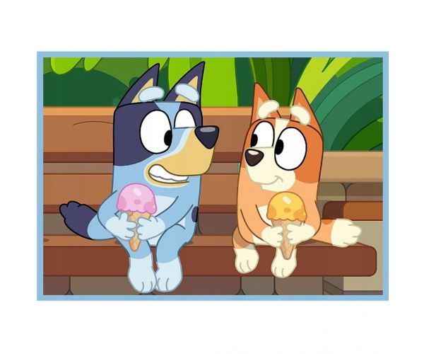 Lumea lui Bluey 4 în 1 puzzle de 12-15-20-24 piese - Trefl
