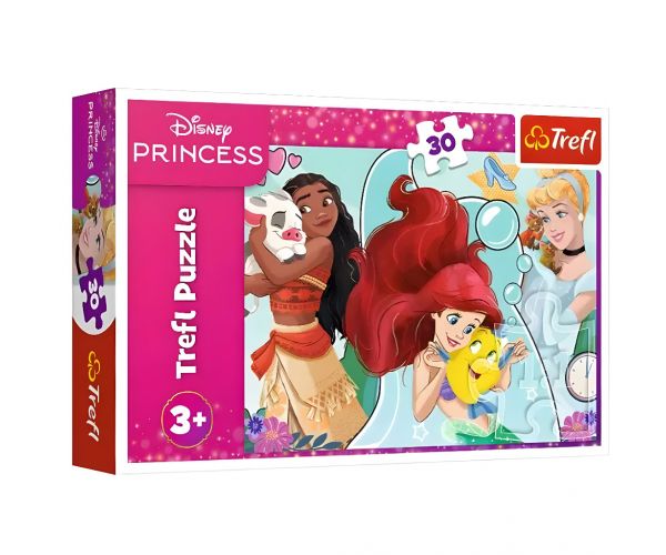 Lumea magică a prințeselor Disney puzzle de 30 de piese - Trefl