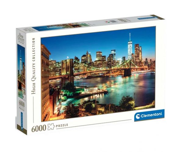Lumini ale podului Brooklyn HQC puzzle 6000 de piese - Clementoni