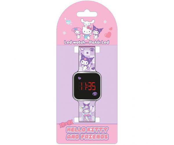 Luna: Ceas Kuromi cu LED