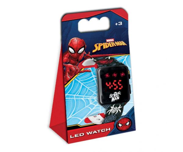 Luna: Ceas cu LED Marvel Omul-Păianjen