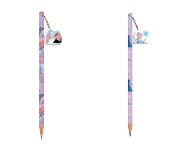 Luna: Creion grafit cu radieră Frozen, disponibil în două variante, 1 bucată