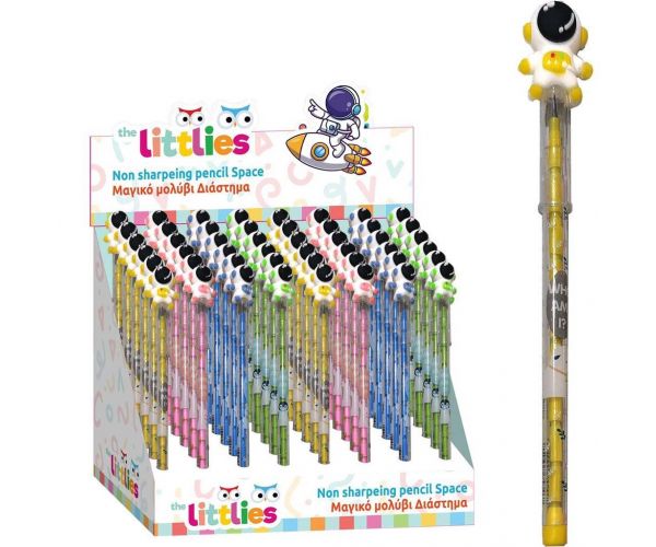 Luna: Creion mecanic The Littlies cu astronauți, mai multe modele – 1 buc.