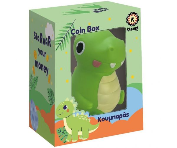 Luna: Kazura pușculiță în formă de dinozaur 13x12x20 cm