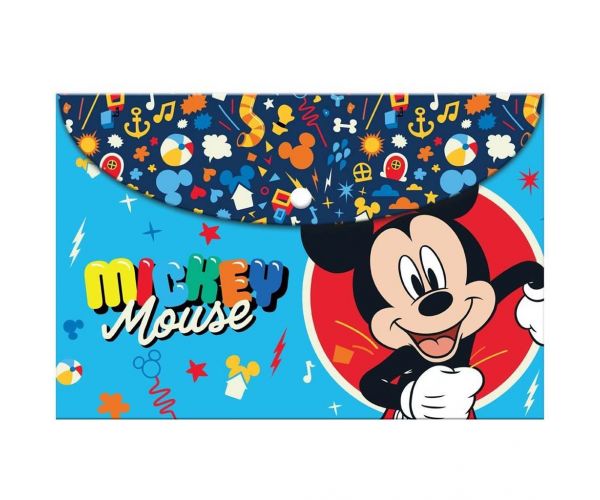 Luna: Mapă A4 cu capse Mickey Mouse