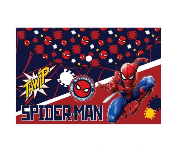 Luna: Mapă cu capse A/4 cu Spider-Man plină de acțiune