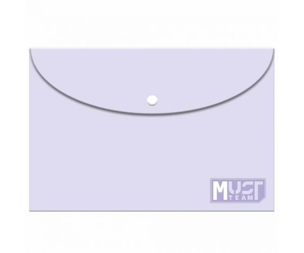 Luna: Mapă de plastic pentru documente de culoare lila pastel, format A4