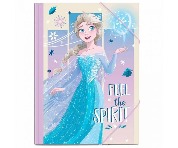 Luna: Mapă elastică Frozen pentru foi A4 25x35cm