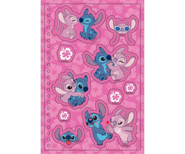Luna: Mega caiet cu autocolante Disney Stitch