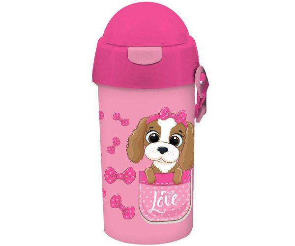 Luna: Must Team bidon din plastic pentru fete, în diverse variante, 500 ml, 1 buc.