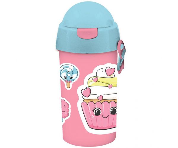 Luna: Must Team bidon din plastic pentru fete, în diverse variante, 500 ml, 1 buc.