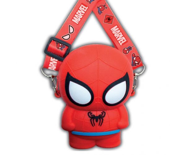 Luna: Portofel figurina 3D Spider-Man cu bretea de umăr