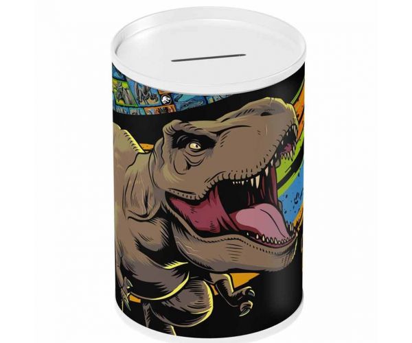 Luna: Jurassic World henger alakú fém persely 10x15cm
