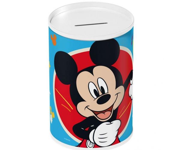 Luna: Pușculiță metalică clasică Mickey Mouse 10x15cm
