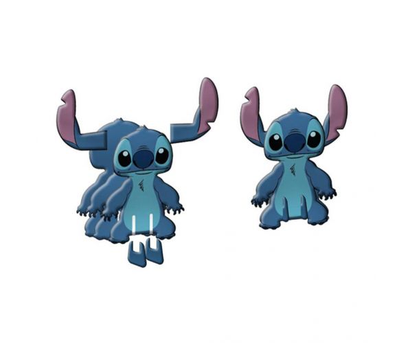 Luna: Puzzle Disney Stitch 2-în-1 cu 60 de piese și figurina Stitch