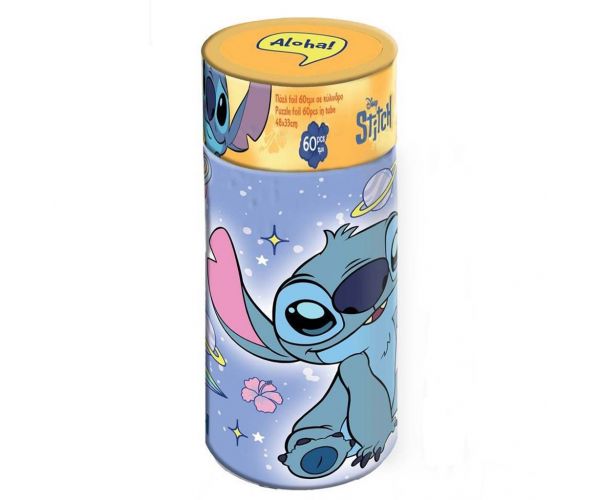 Luna: Puzzle Disney Stitch 60 de piese cu poster
