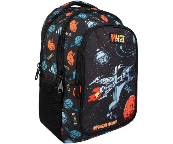 Luna: Rucsac școlar cu 3 compartimente Must Team Xpression astronaut, 32x18x43 cm