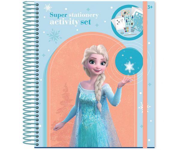 Luna: Set creativ și de papetărie cu imprimeu Frozen, 45 de piese